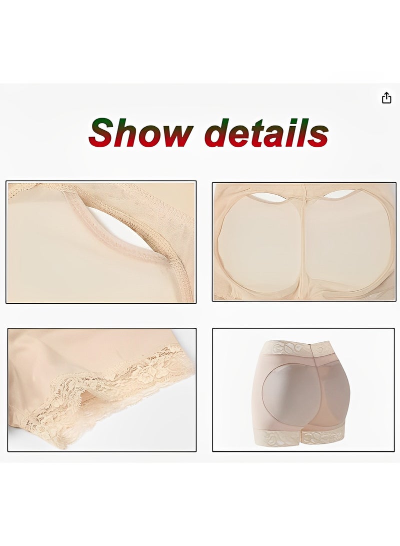 REOCLE Women's Lace Shaper Boyshort Underwear Seamless Body Shapewear Panties Tummy Control Body Shaper Faja Shorts - Image 2