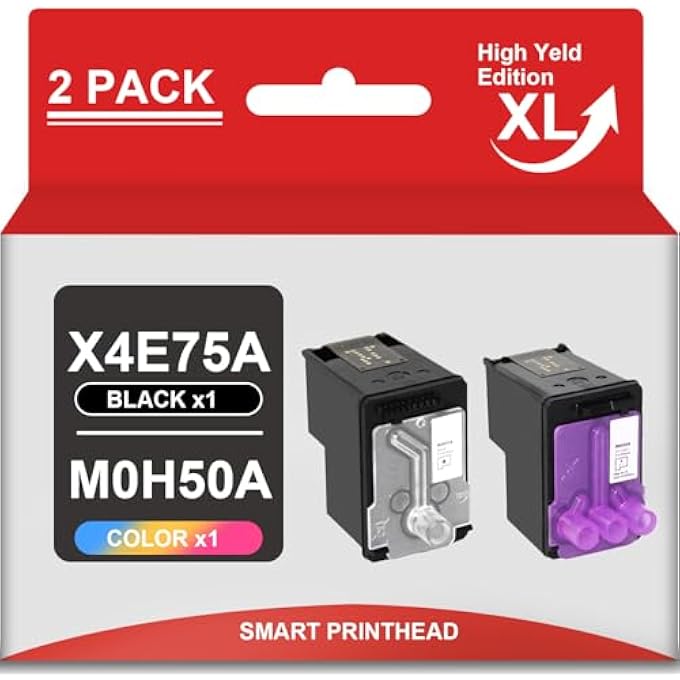 رأس طباعة X4E75A M0H50A (أسود وثلاثي الألوان) بديل لرأس طباعة HP SMART TANK PLUS 651، متوافق مع طابعات HP 510، 511، 514، 515، 516، 517، 518، 519، 530، 531، 532، 533، 538، 615، 617 - Image 1