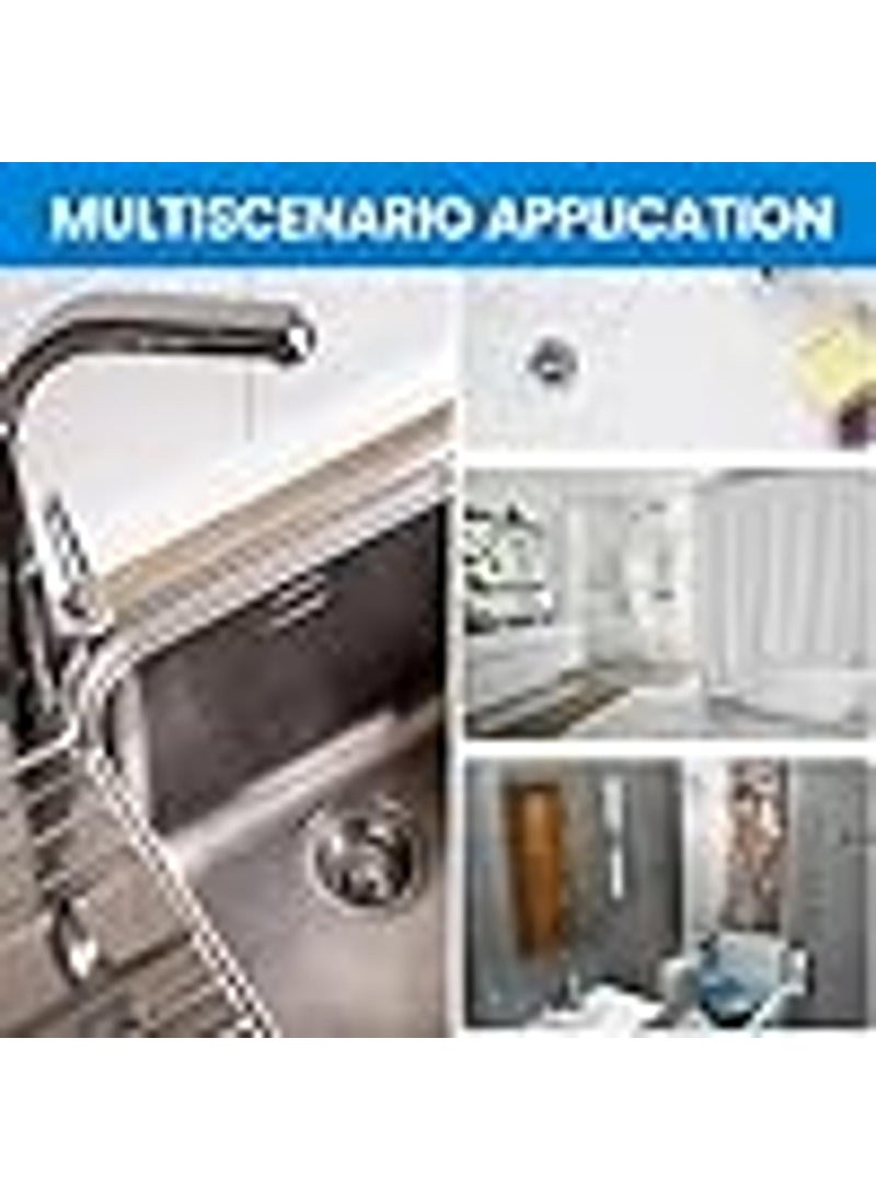 DEAL NUT 1 Roll Kitchen Sink Strainer Disposable Hair Catcher Shower Drain Mesh Stickers Cuttable PVC Mesh Hair Trapper Shower Filter for BathroomLaundryBathtubKitchen 5 Meter  - Image 5