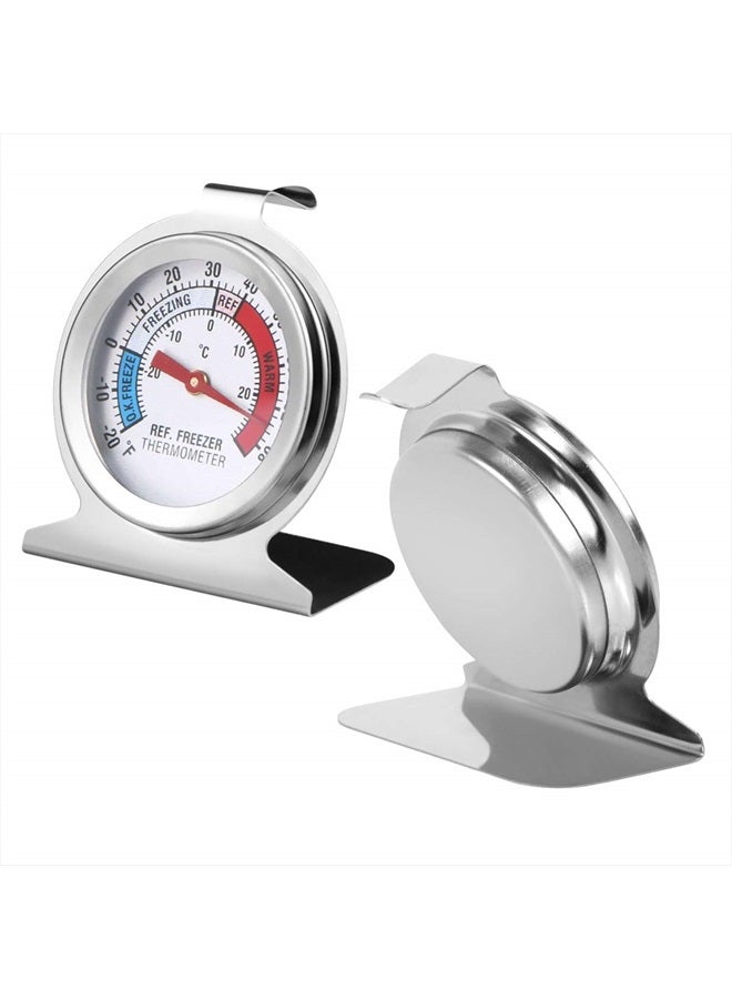 JOLLYSTYLE 6PCS Refrigerator Freezer Thermometer - Refrigerator/Freezer/Fridge Temperature Cooler - Classic Series Large Dial Thermometer (6)  - Image 2