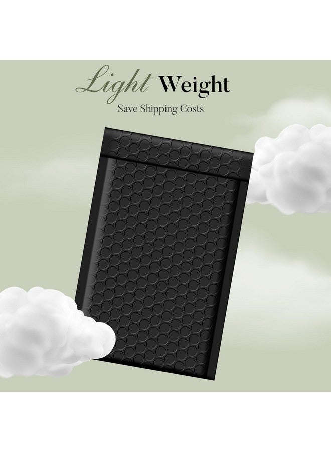 Metronic 200Pack Bubble Mailers 4X8 Inch Padded Envelopes Waterproof Black Padded Mailers Self Seal Adhesive Bubble Envelopes For Shipping Jewelry Makeup Small Business, Bubble Mailers Usable Size 4X7 - Image 4