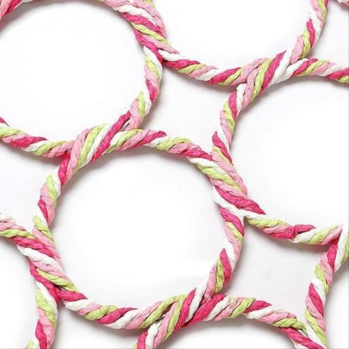 VRCT Metal 28 Ring Round Folding Rope Dupatta Belt Shawl Tie Scarf Hanger Holder Organiser for Wardrobe(1 Pieces, Multicolour) - Image 5