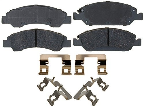 ACDelco Silver 14D1363CH Ceramic Front Disc Brake Pad Set with Hardware - Image 1