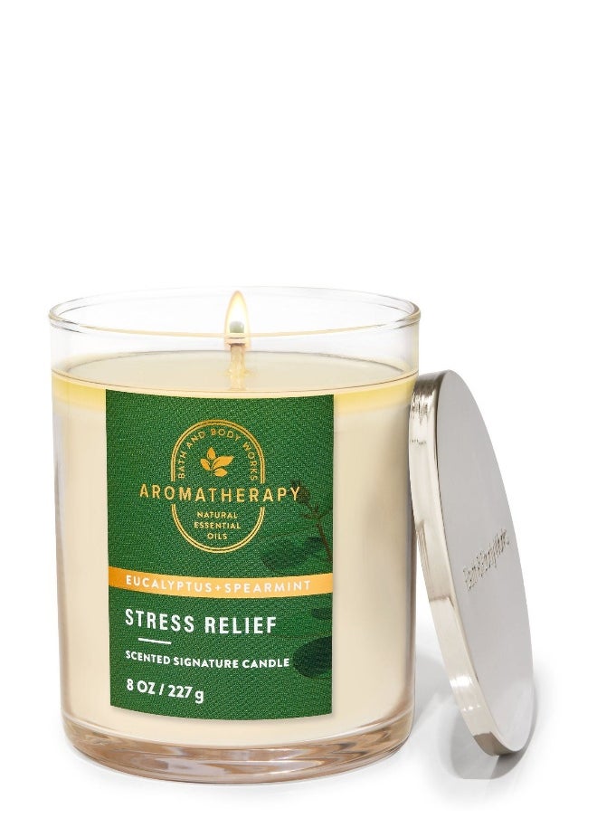 Bath & Body Works Eucalyptus Spearmint Single Wick Candle 