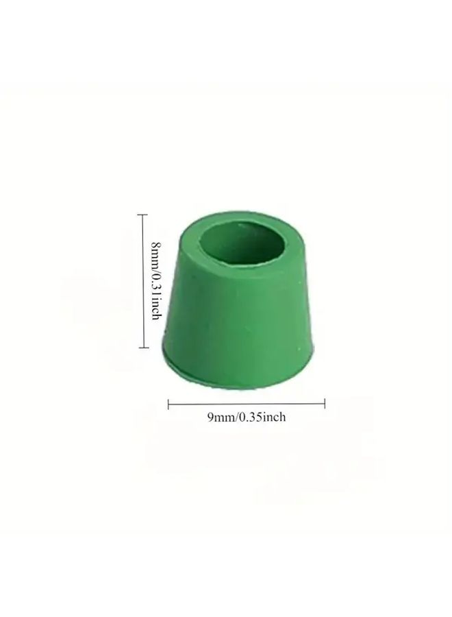 3 Color Meter Tube Rubber Gasket Fluorine Compatible Leak Proof Sealing Ring For Ammonia And Liquid Transfer Green 10 Pcs Fit Circular Design Durable Corrosion Resistant Seal For Automotive And Industrial Applications - Image 2