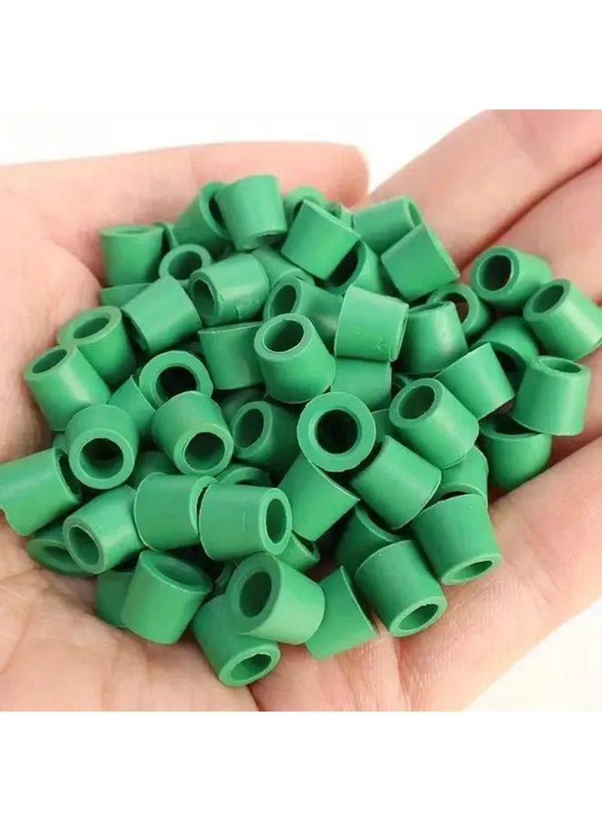 3 Color Meter Tube Rubber Gasket Fluorine Compatible Leak Proof Sealing Ring For Ammonia And Liquid Transfer Green 10 Pcs Fit Circular Design Durable Corrosion Resistant Seal For Automotive And Industrial Applications - Image 4