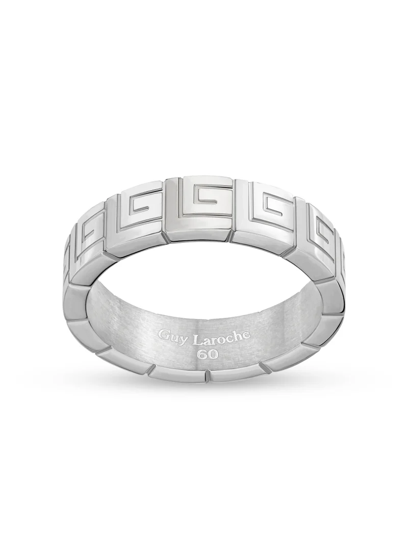 غاي لاروش Charlie.4 Silver Finger Ring For Men