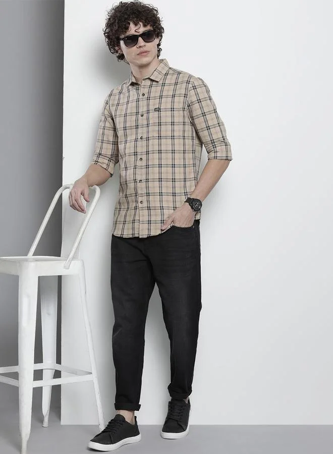 The Indian Garage Co  Men Dad Fit Solid Jeans for Men | Best Price UAE