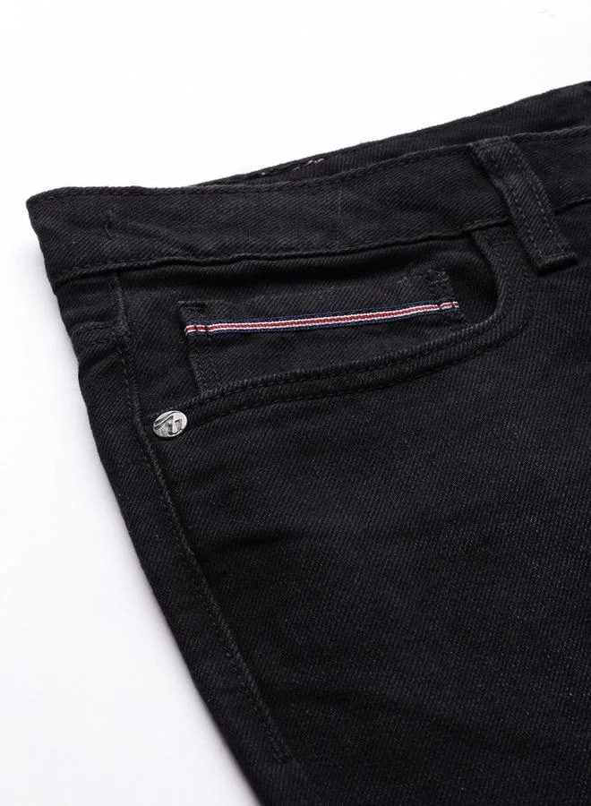 The Indian Garage Co  Men Dad Fit Solid Jeans for Men | Best Price UAE