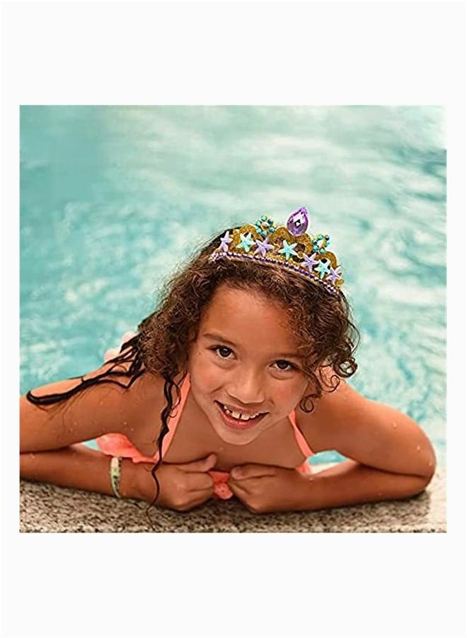 Children Crown Princess Dress Up Gold Tiara for Girls Birthday Costume Accessories - Image 5