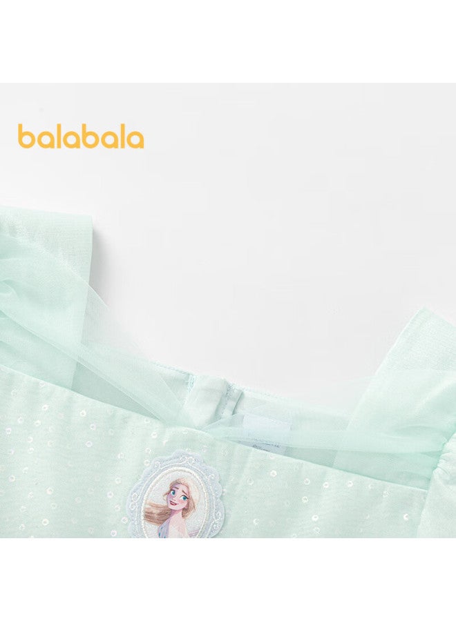 Balabala Girls' Dress Children'S Dress Summer Dress [Elsa Ip] 208225111029 - Image 4