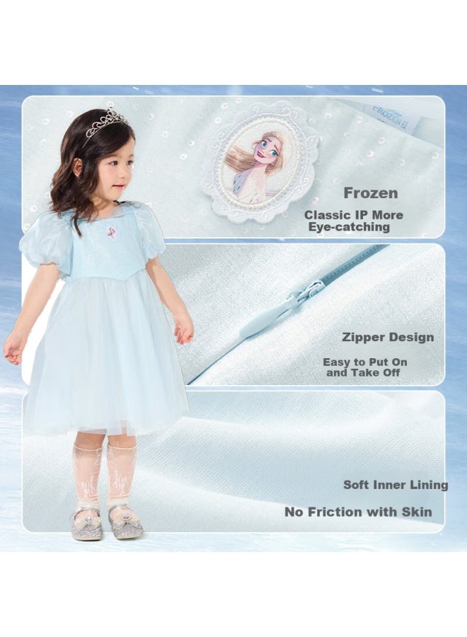 Balabala Girls' Dress Children'S Dress Summer Dress [Elsa Ip] 208225111029 - Image 2
