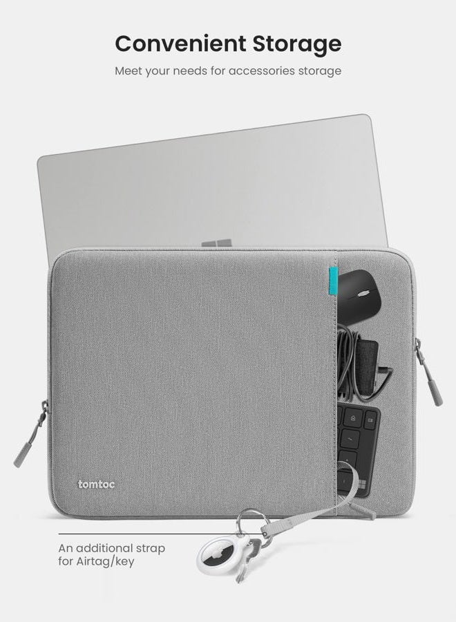 Tomtoc 360 Protective Laptop Sleeve for 13 Inch Dell Inspiron 13 5000, 13.3 Inch ASUS Zenbook, ThinkPad X1 Carbon (5/ 6th Gen), Spill-resistant Notebook Bag Case with Accessory Pocket - Image 5