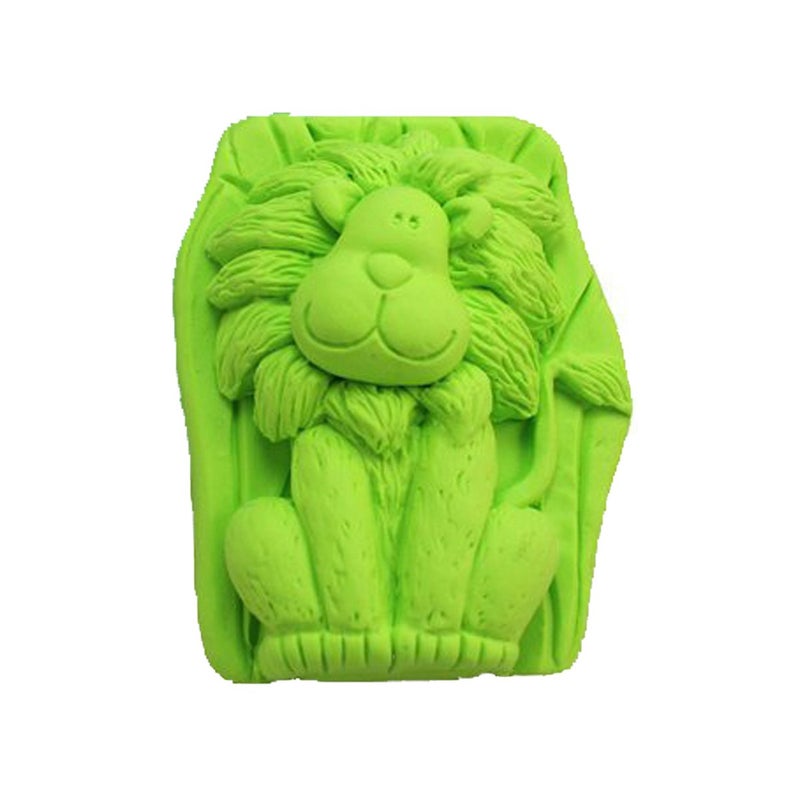 Longzang Lion Animal Silicone Mold Craft Art Silicone Soap Mold Craft Molds DIY Handmade Soap Molds (S125) - Image 3