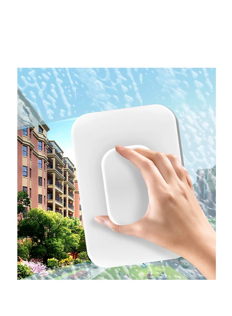 New Updated Magnetic Window Cleaner Double Sided, KASTWAVE Outside Window Cleaner Tool (Glass Thickness（3mm-8mm）) - Image 1