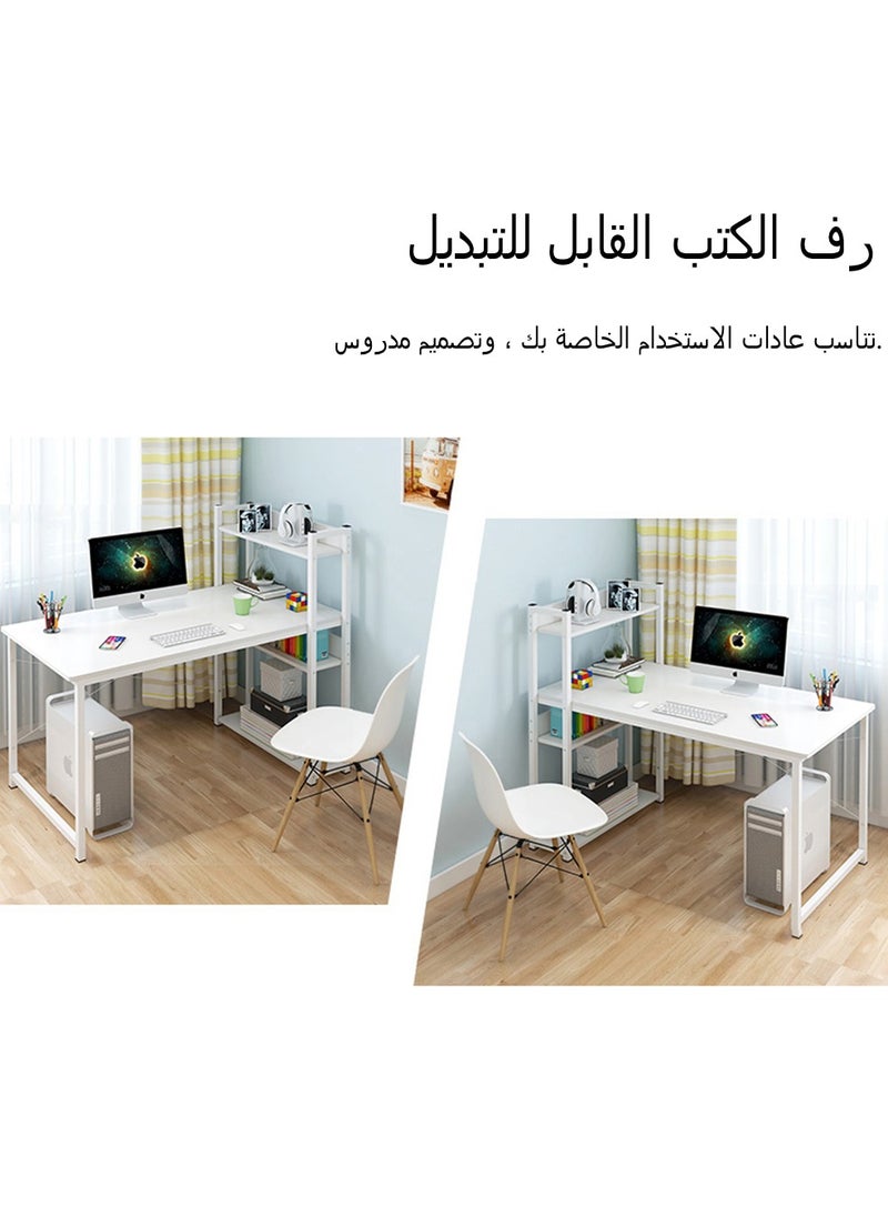 اديببولا - طاولة دراسة مع مكتب كمبيوتر للتخزين - Image 1