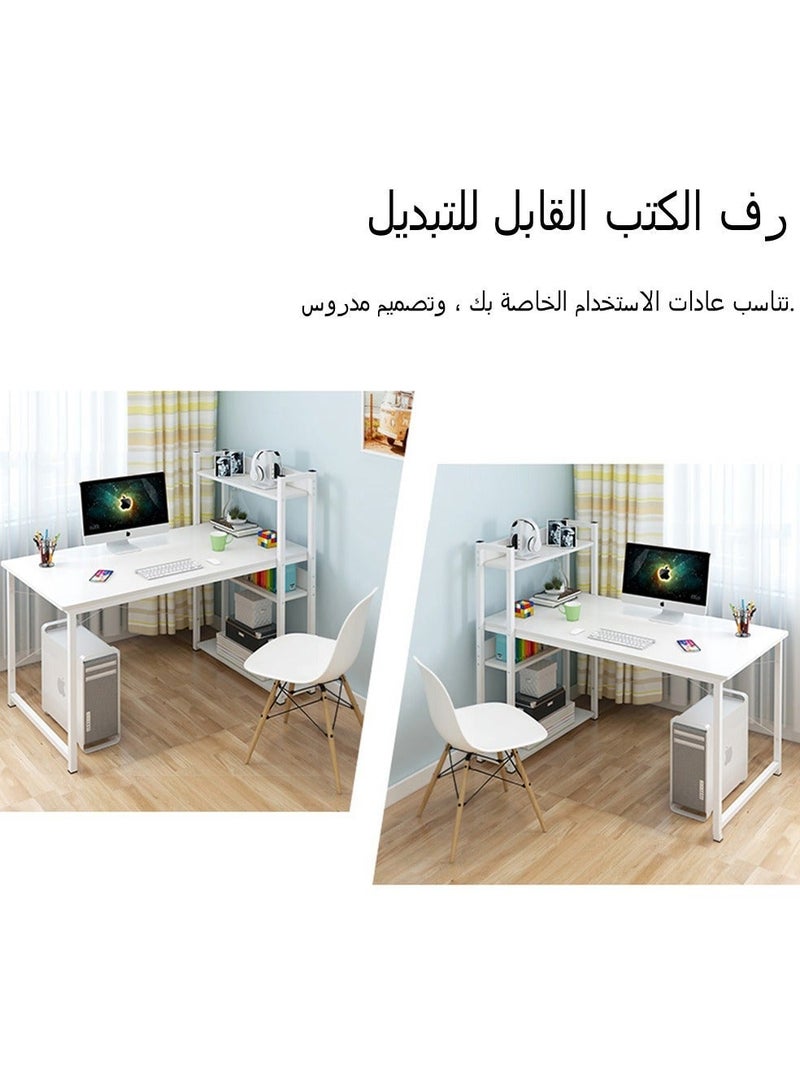 اديببولا طاولة دراسة مع مكتب كمبيوتر للتخزين - Image 4