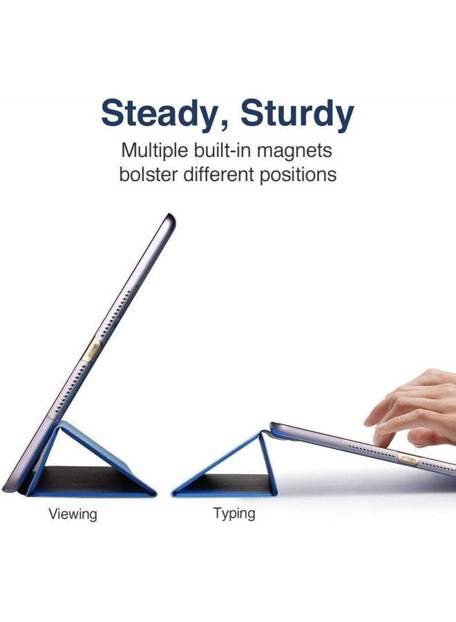 ProElite Smart Flip Case Cover for Apple iPad 10.2" 8th/7th Gen, Translucent & Hard Back, Dark Blue - Image 3