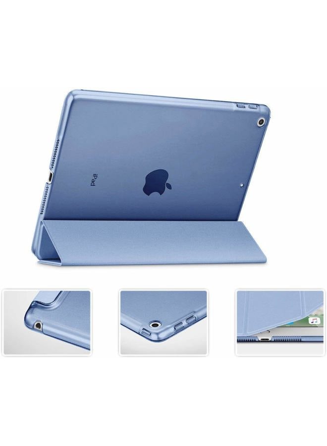 ProElite Smart Flip Case Cover for Apple iPad 10.2" 8th/7th Gen, Translucent & Hard Back, Dark Blue - Image 4