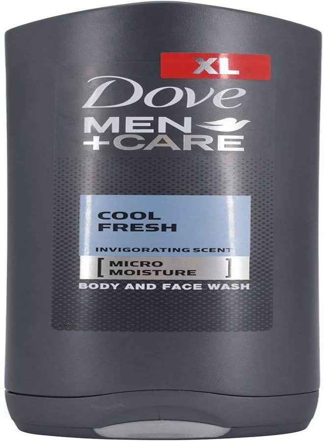 Dove Men Care Body & Face Wash, Cool Fresh - 13.5 Fl Oz / 400 mL X 6 Pack Case, Made in Germany - Image 2