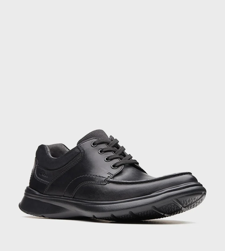 clarks Cotrell Edge Blk Smooth Lea