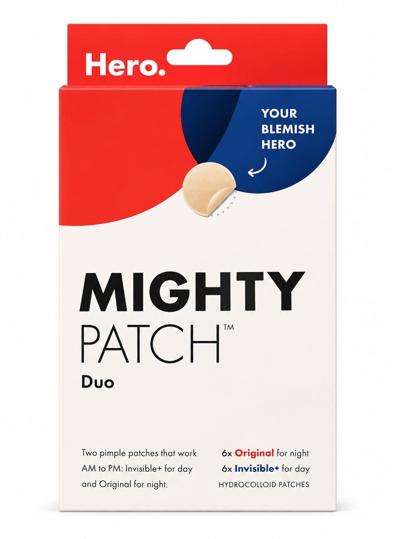 Hydrocolloid Acne Patch Duo – Day & Night – 12 Patches