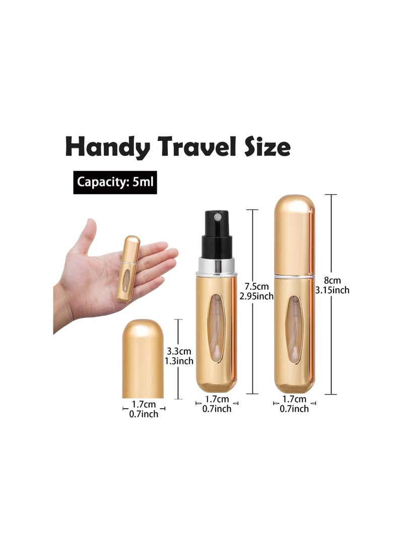 Mn 1Pieces Travel Perfume Refill Bottle 5ml Blue  - Image 5