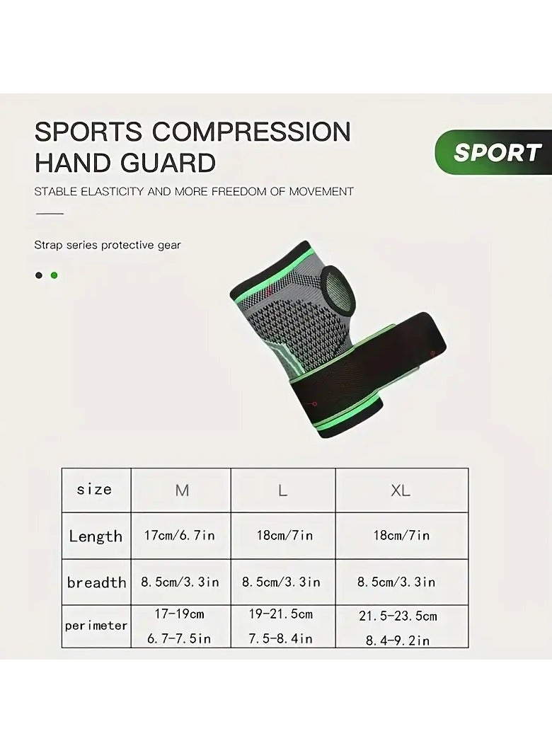 Goolsky 1pc Men's And Women's High Elasticity Knitted Wrist Guard, Breathable And Compression Wristband, Suitable For Fitness, Yoga, Palm Support - Image 4