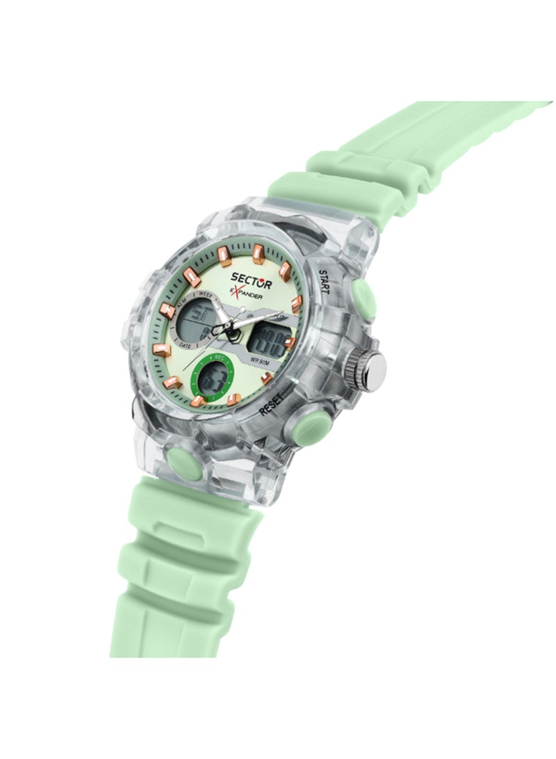Sector EX-46 43MM DIGITAL GREEN DIAL GREEN ST - Image 5