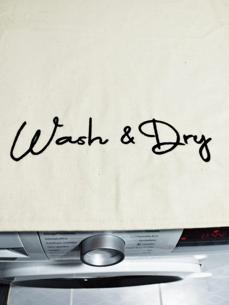 Dilex Embroidered Washer and Dryer Refrigerator Cover