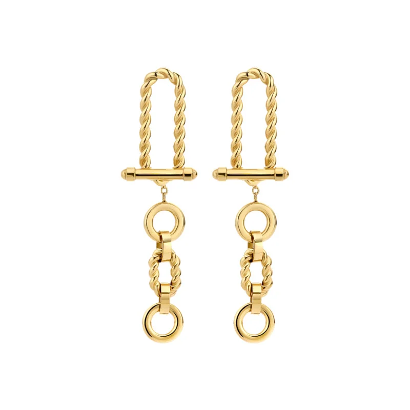 CERRUTI 1881 Chiara Gold Plated Earring For Women