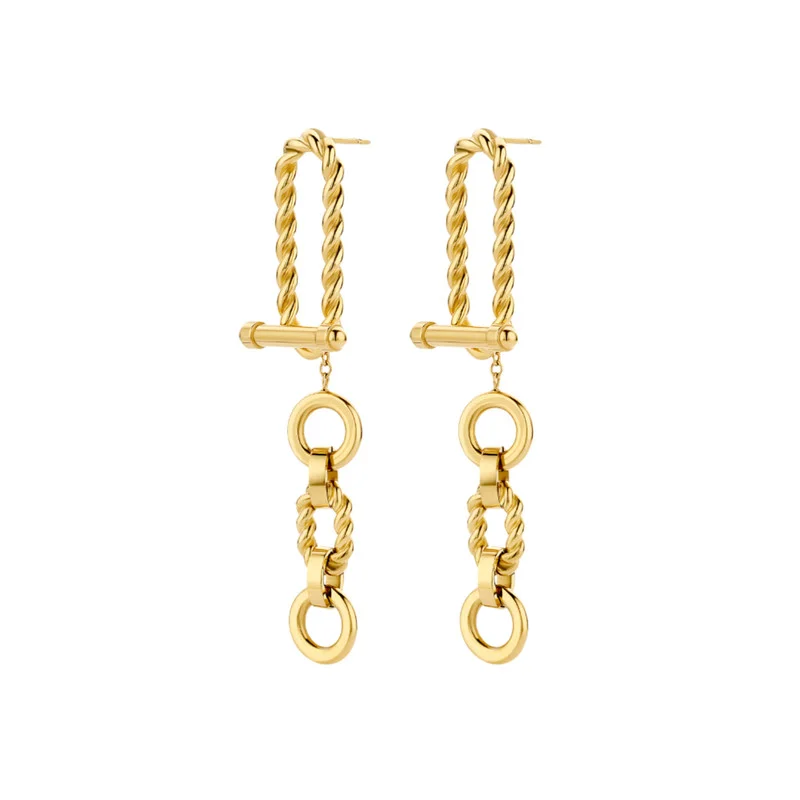 CERRUTI 1881 Chiara Gold Plated Earring For Women