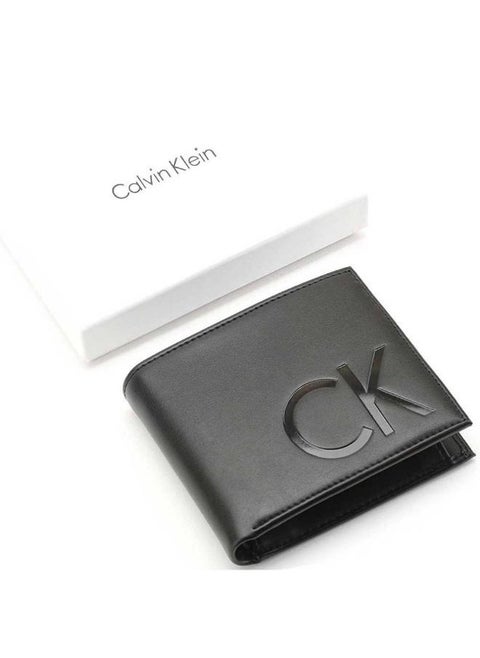 Calvin Klein Leather Wallet for Men Black classic
