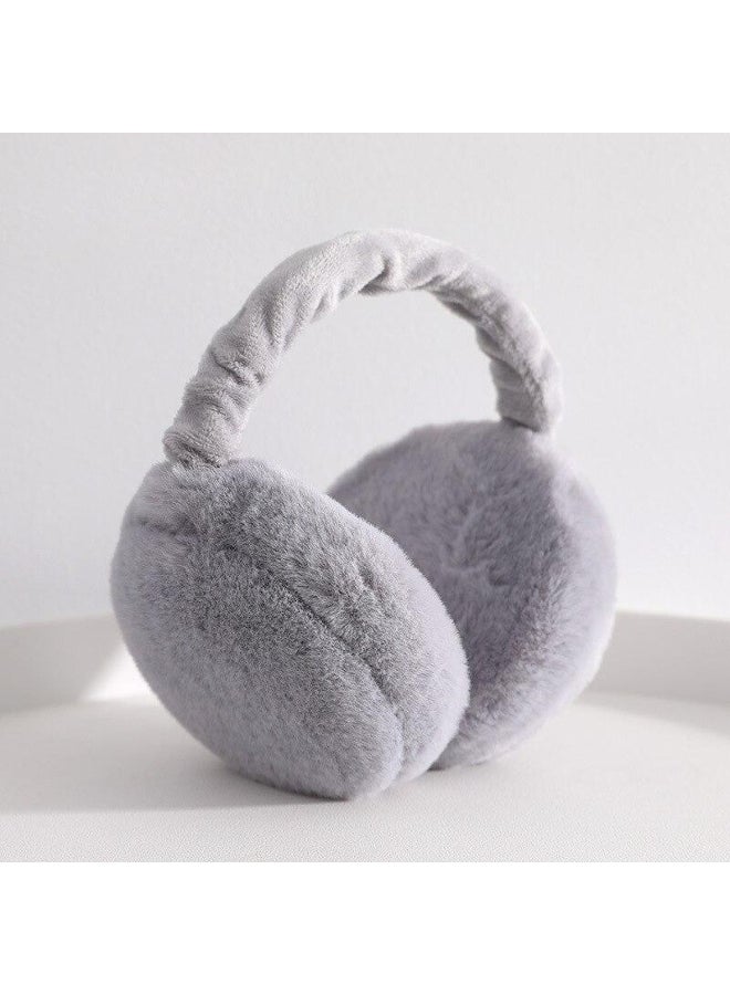 Soft Plush Ear Warmer Winter Warm Earmuffs for Women Men Fashion Solid Color Earflap Outdoor Cold Protection Ear-Muffs Ear Cover