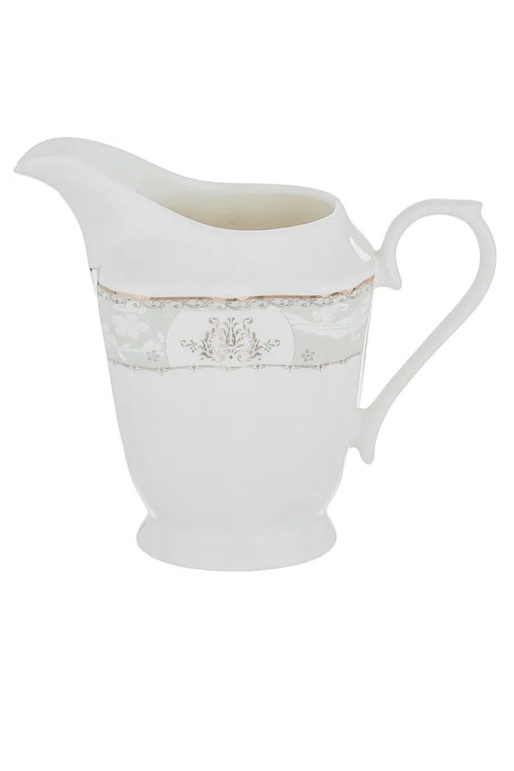 السيف غاليري طقم سفرة بورسلان السيف غاليري، 166 قطعة، نقش ذهبي - ابيض - Image 3