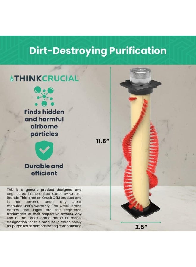 Crucial Vacuum Replacement Vacuum Roller – Compatible with Oreck Roller Brush Part # 016-1152, 7520201 – Fits Oreck XL Vacuum Model – Bulk (1 Pack) - Image 5