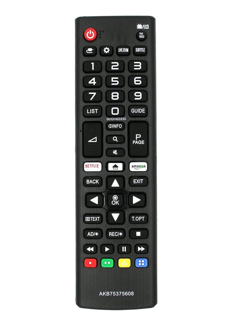 ELTRAZONE Replacement Remote Control Compatible with LG TV 32LK6200PLA, 40UK6400PLF, 42LB5820, 42UK6200, 43LK5900, 43LK5900PLA – No Setup Required, Strong IR Signal, Fully Functional LG TV Replacement Remote with Durable & Ergonomic Design, Hassle-Free Pairing & Comprehensive Button Layout for Effortless Navigation and Entertainment - Image 1