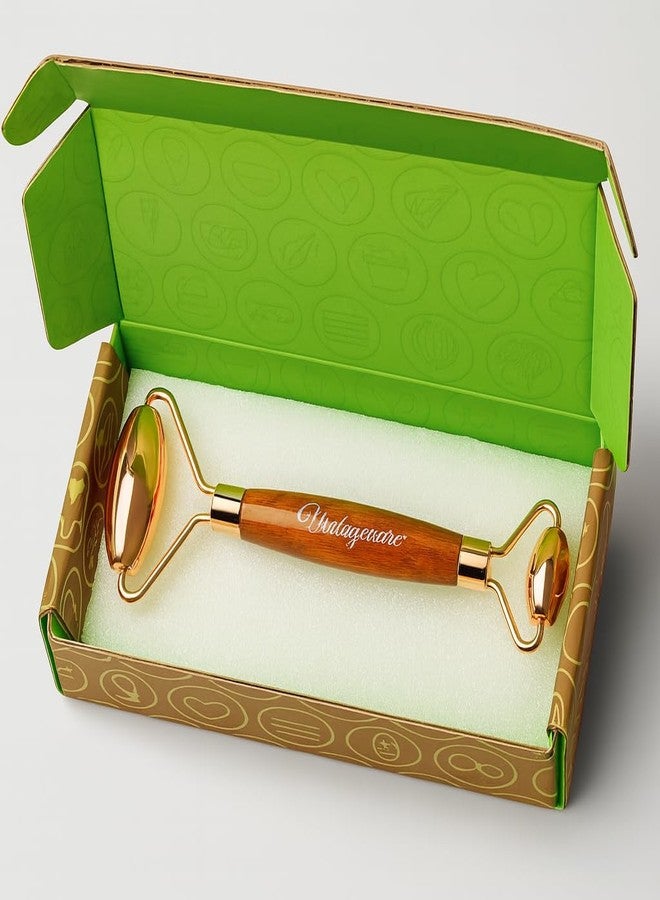 Vintageware® Ultimate Face Glow Kit - Neem Comb, Kumkumadi Tailam, Copper Face Roller & Gua Sha for Radiant Skin & Ayurvedic Skincare - Image 3