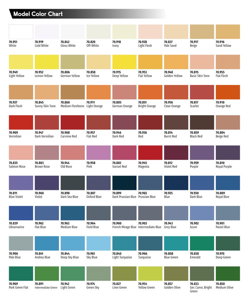 Vallejo Light Grey Model Color Paint, 17ml - Image 3