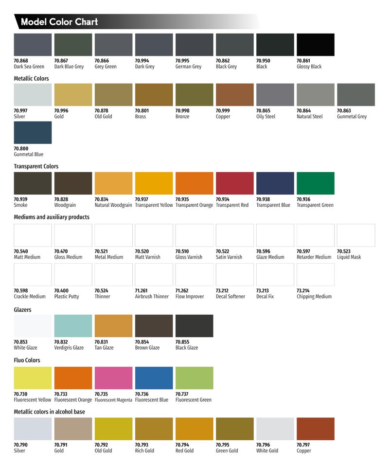 Vallejo Light Grey Model Color Paint, 17ml - Image 5