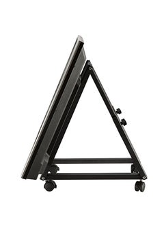 XiuWoo Low Height Mobile TV Stand for 32 to 65 inch Flat Curved Screens, LED LCD, Adjustable Floor Monitor Cart, Rolling TV Mount with Wheels  - Image 3