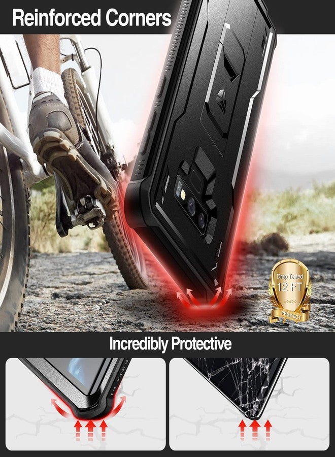 Dexnor Full Body Case for Samsung Galaxy Note 9/6.4 inches, [Built in Screen Protector and Kickstand] Heavy Duty Military Grade Protection Shockproof Protective Cover for Galaxy Note 9,Black - Image 3