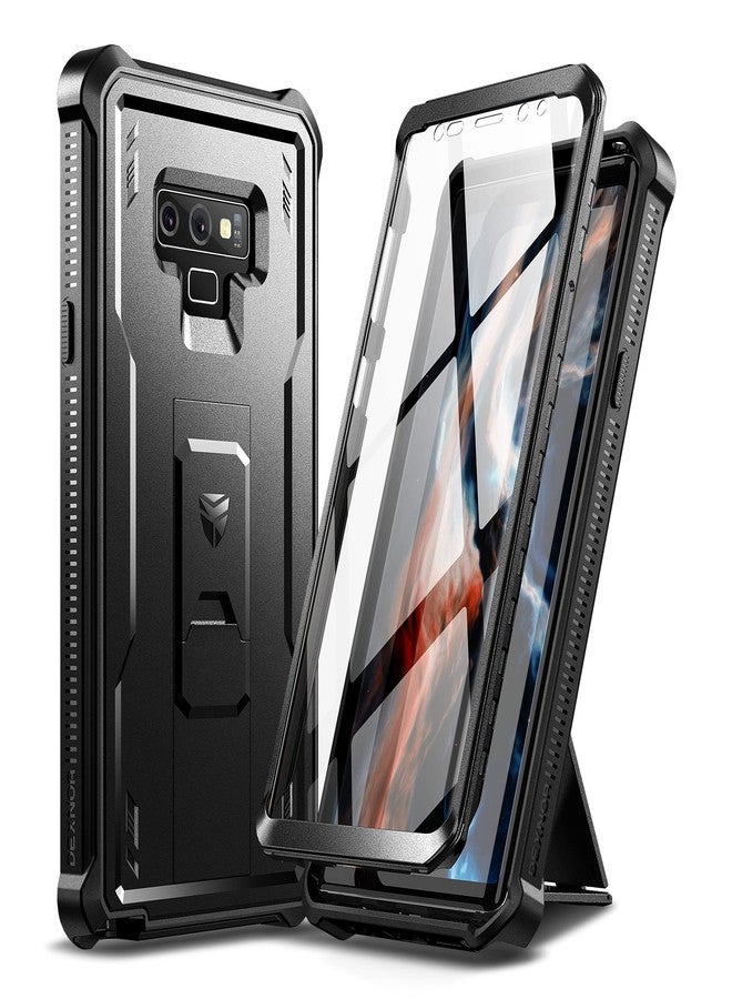Dexnor Full Body Case for Samsung Galaxy Note 9/6.4 inches, [Built in Screen Protector and Kickstand] Heavy Duty Military Grade Protection Shockproof Protective Cover for Galaxy Note 9,Black - Image 1