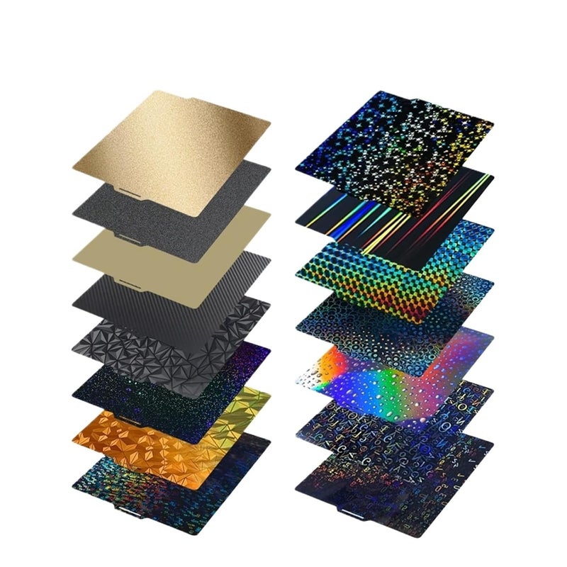 Octagram Color Spring Steel PEI Build Plate For Bambu Lab P1S P1P X1 X1C Upgrades - Image 2