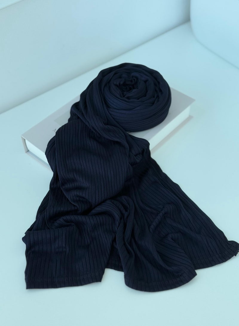 cotton striped shawl hijab