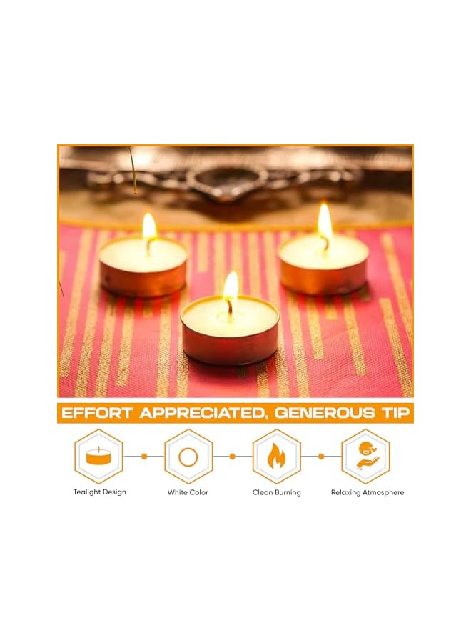 The Bros Scented Tea Light Candles - Pack of 100 - Image 2