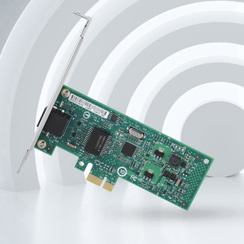 مُحول شبكي غيغابيت: بطاقة شبكية PCIe بسرعة 1000 ميجابت في الثانية بمعالج Intel عالي الأداء - مع حماية من الصواعق وأصابع توصيل أُثقل ومستقرة لاستخدام في خوادم وأجهزة سطح المكتب والتوجيه الناعم وESXi وROS - Image 5