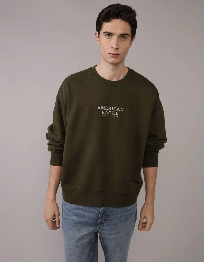 AE Graphic Crewneck Sweatshirt