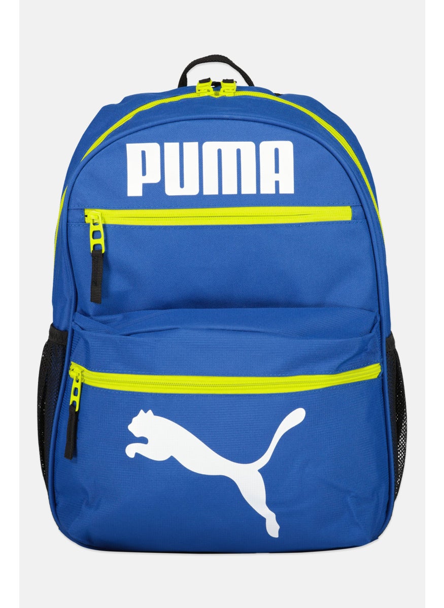 PUMA Kids Boy Brand Logo Backpack 40 H x 32 L x 12 W cm, Blue  - Image 1