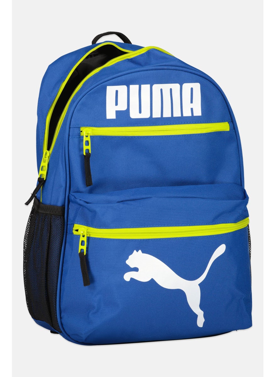PUMA Kids Boy Brand Logo Backpack 40 H x 32 L x 12 W cm, Blue  - Image 3